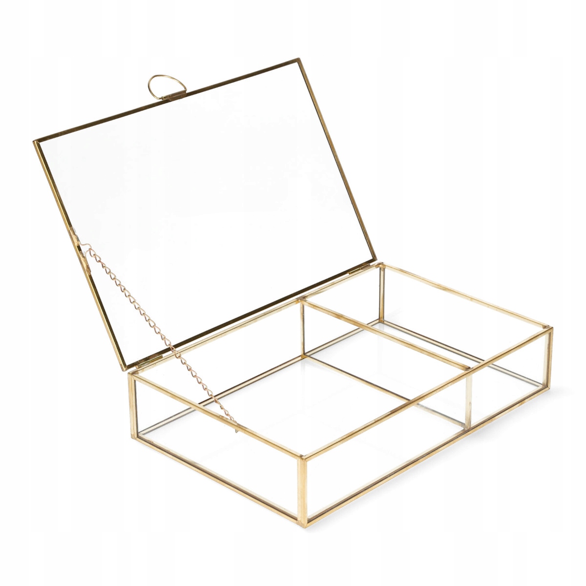 

Szkatułka złota Ozdobna Grazia 23x15x5 cm Homla