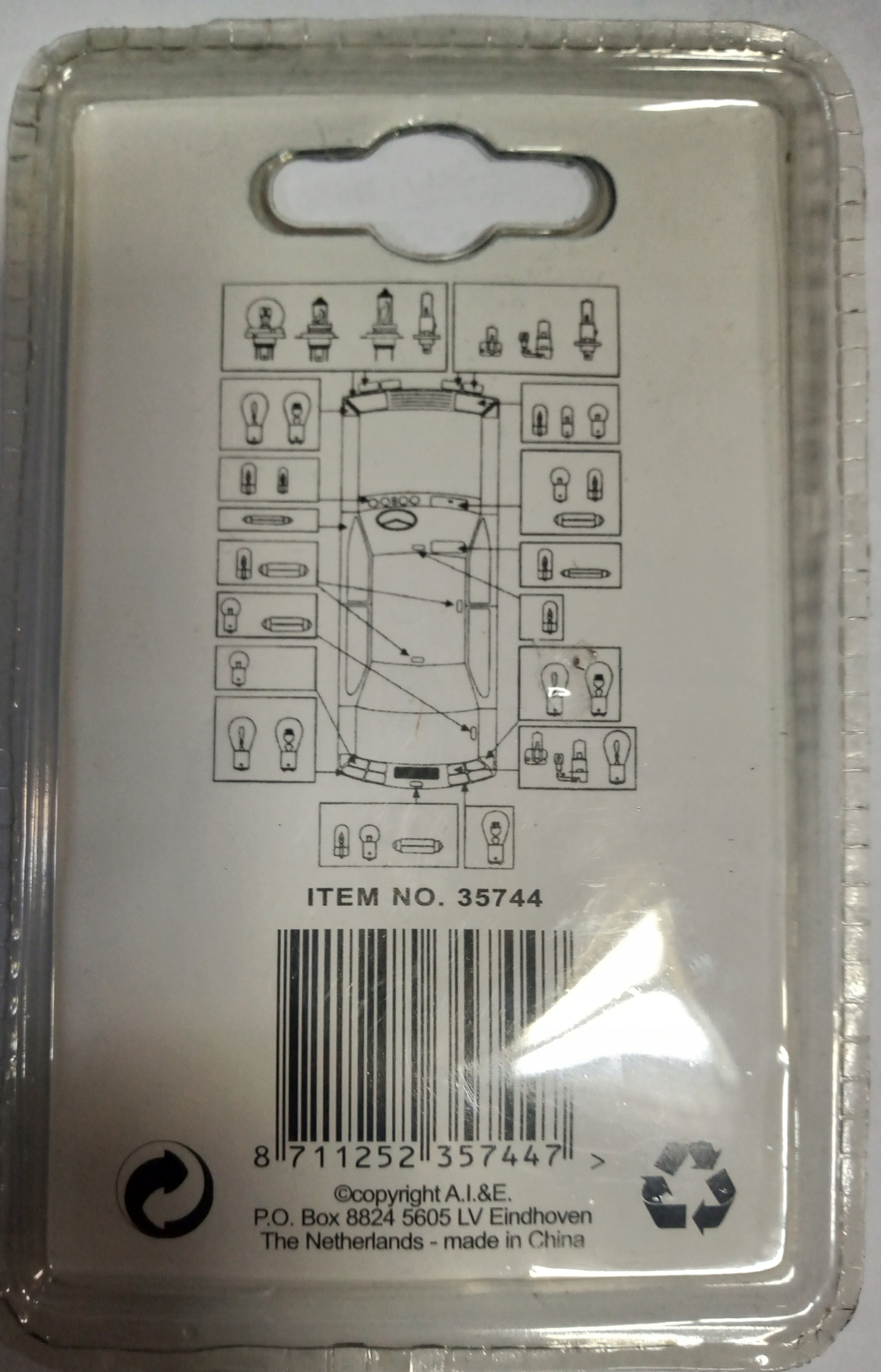 Żarówki LEDOWE zegar 24V T5 1 LED RED-blister 2szt Numer katalogowy części 35744