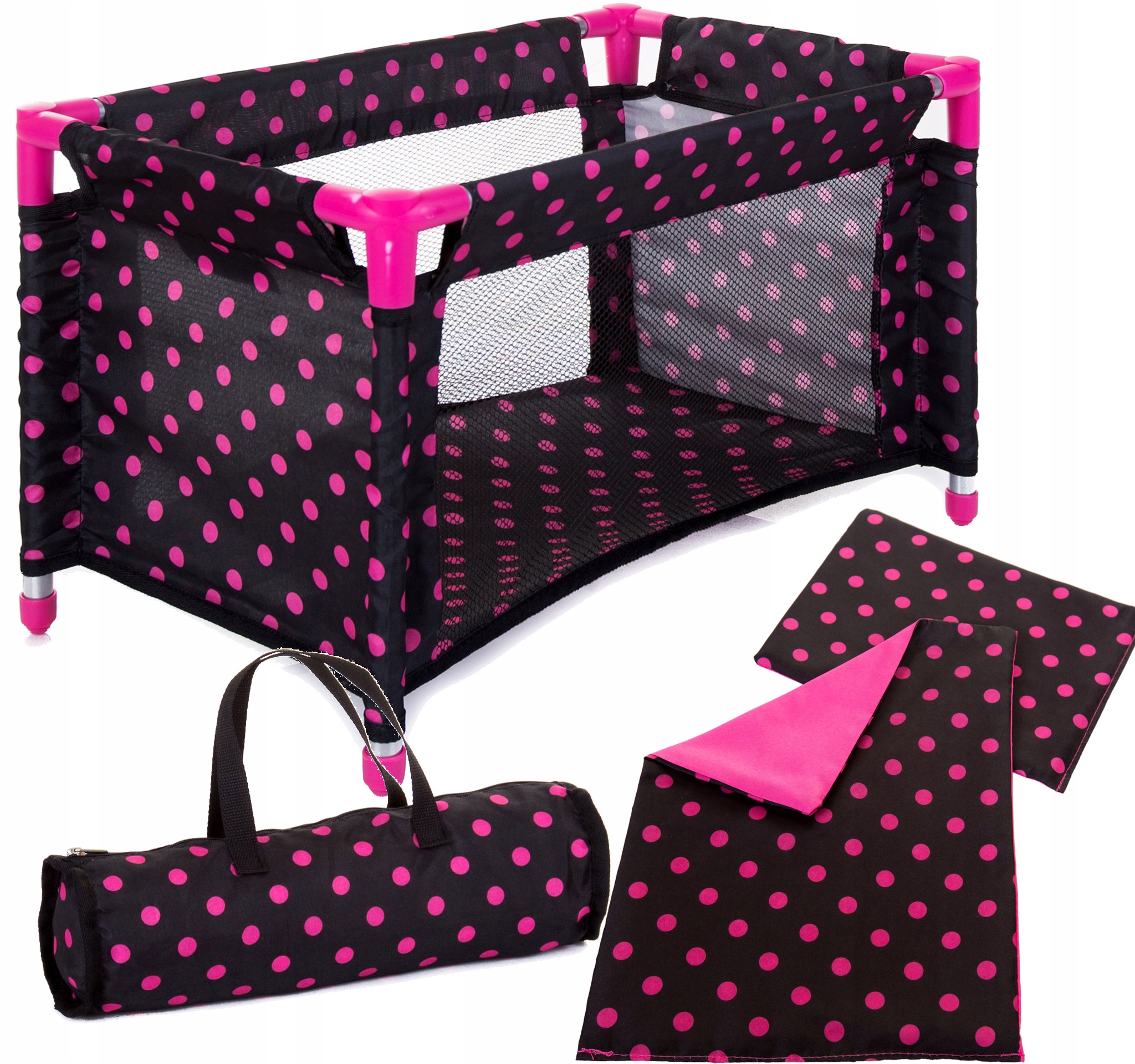 DORIS DUŻE ŁÓŻECZKO KOJEC DLA LALEK + POŚCIEL