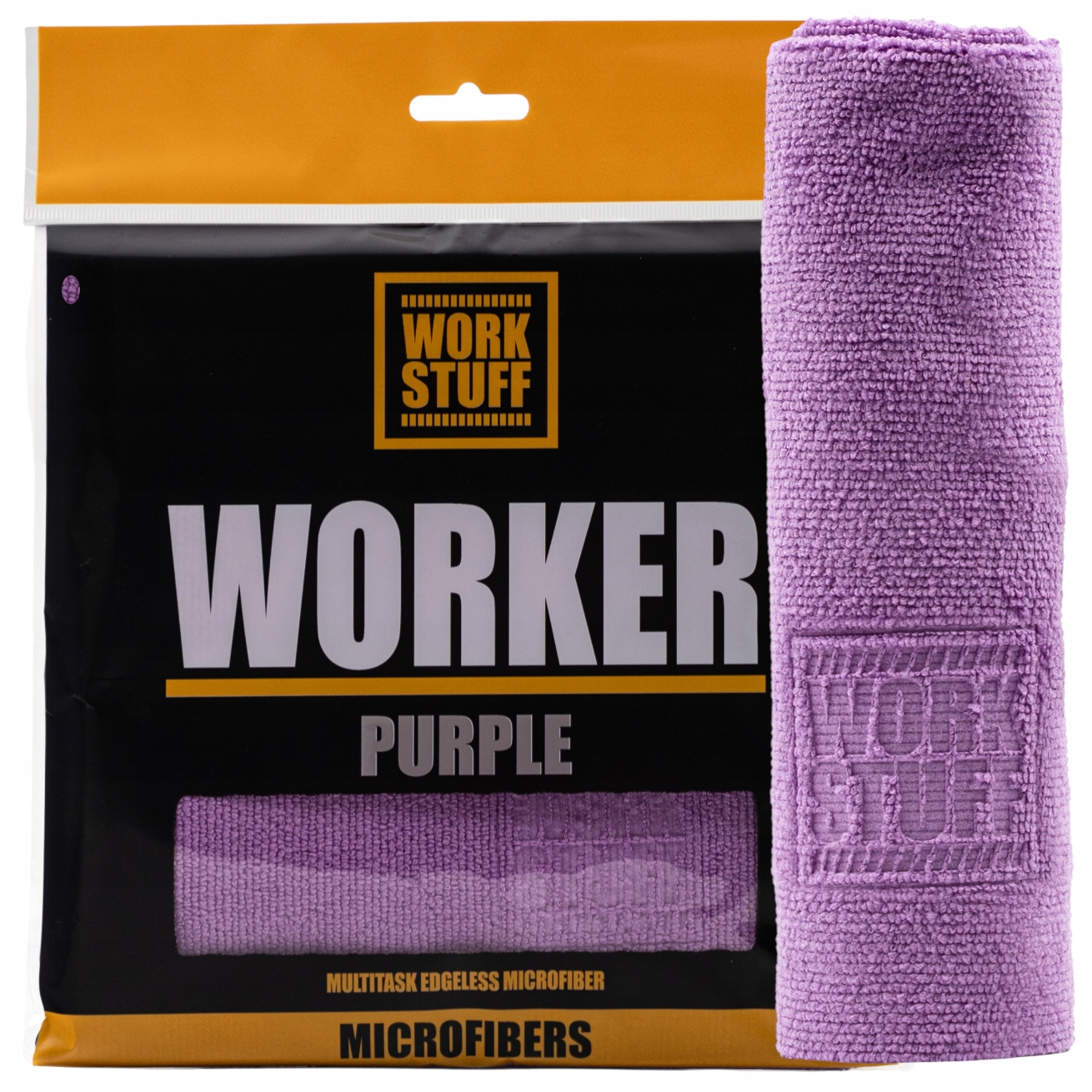 Work Stuff Worker Purple Uniwersalna Mikrofibra Bezszwowa 40x40cm 320g