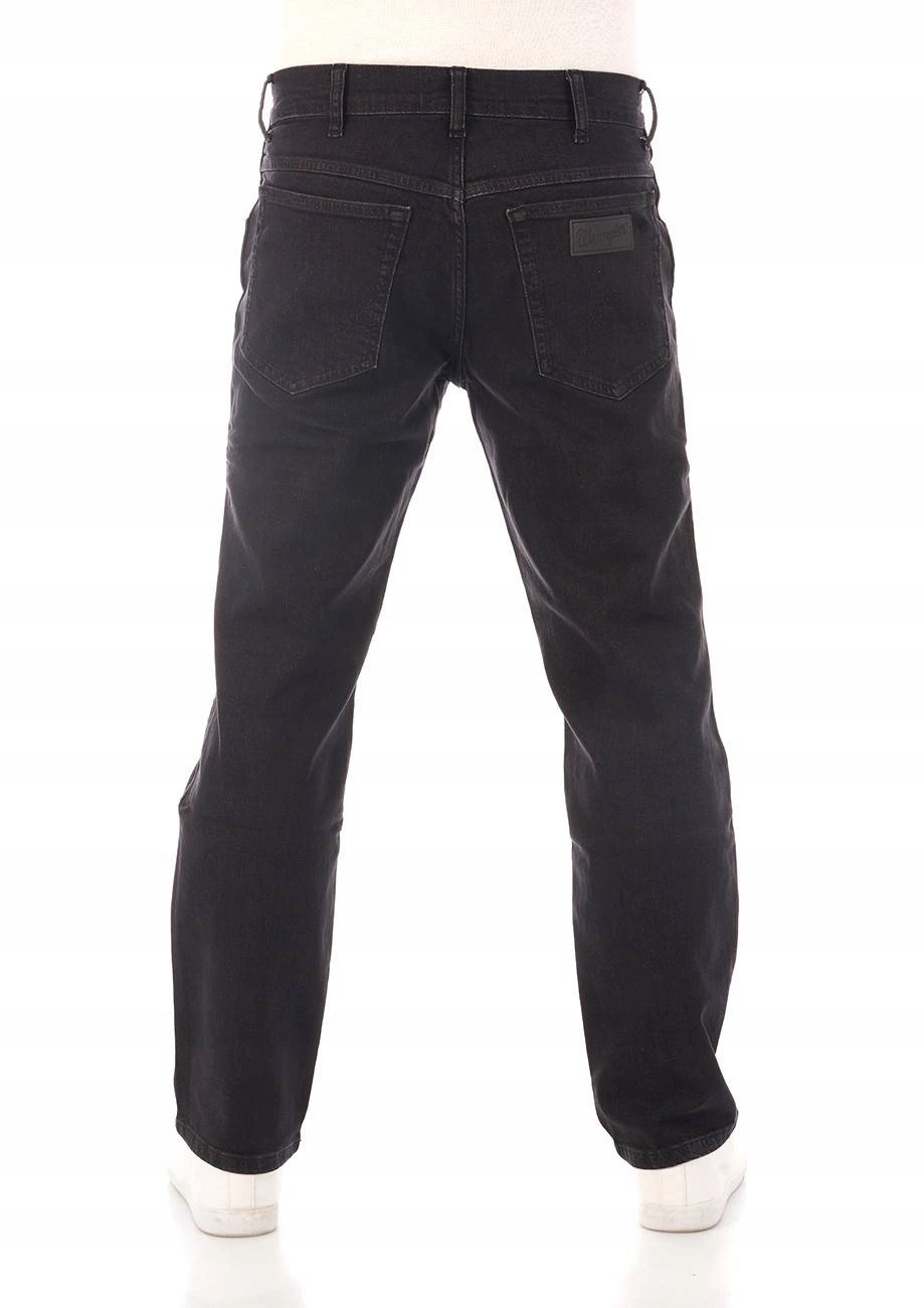 Męskie spodnie jeansowe proste Wrangler Texas Cash Black W121HT240 38/30