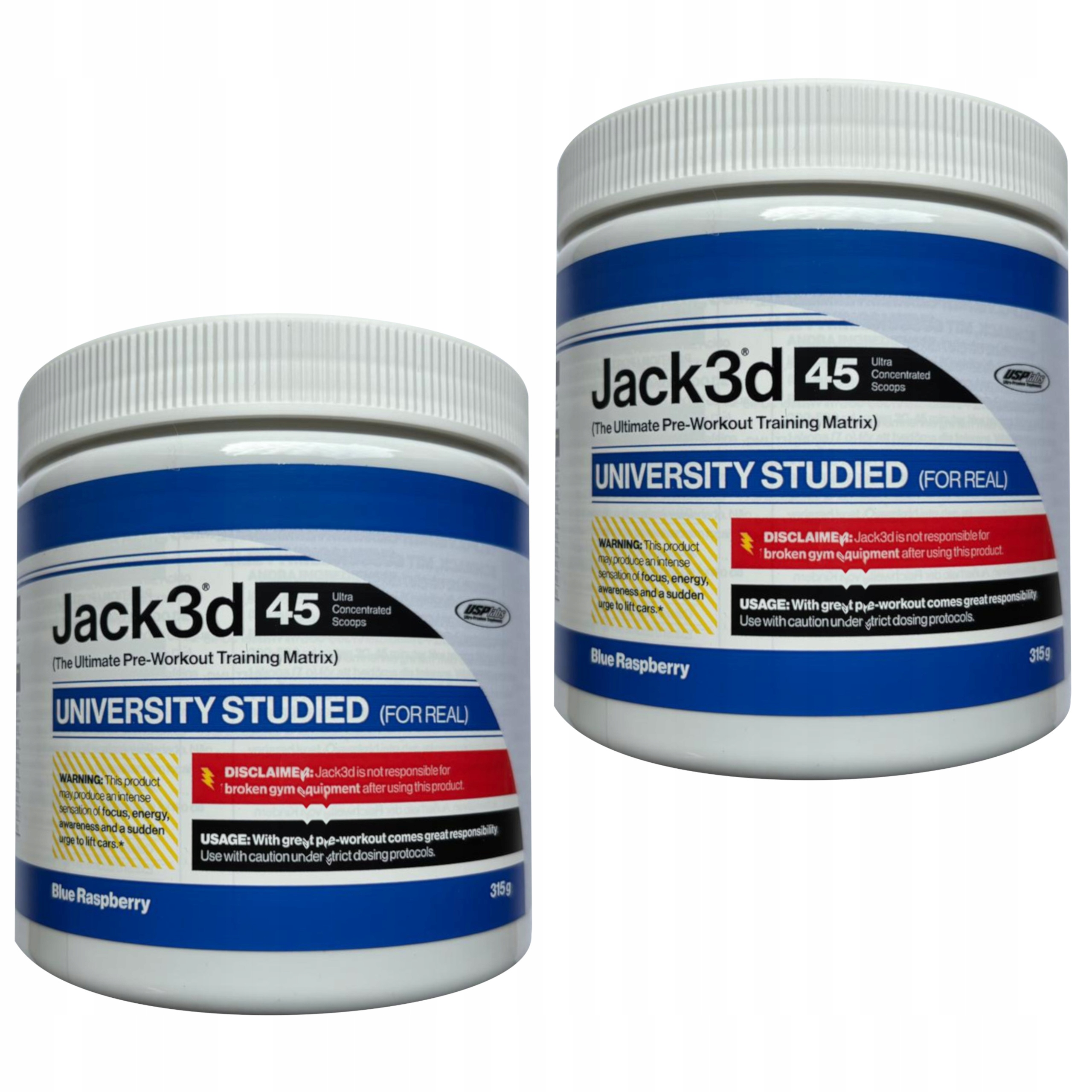 Usp Labs JACK3D 630g 90 porcí Povzbuzení Pumpa Usa Předtréninková Síla