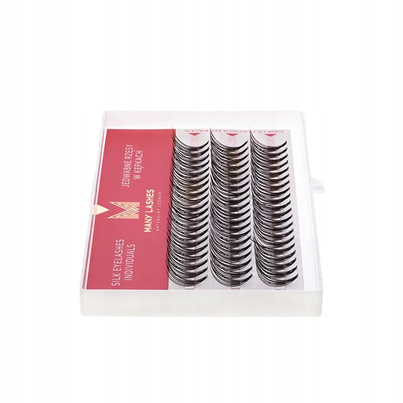 Rzęsy kępki MANYLASHES 10D 0,10 skręt B 12mm Marka ManyLashes