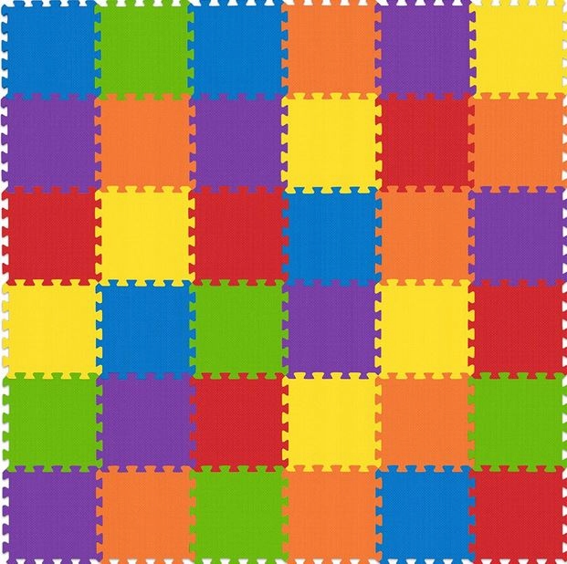 

Mata piankowa edukacyjna Puzzle dla dzieci XXL