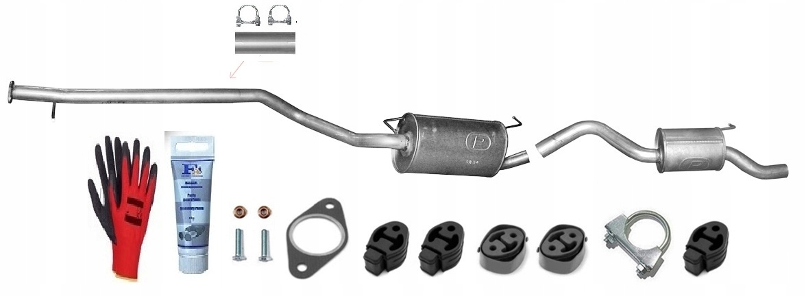 Ford Tourneo Connect 1.8 (2005-2006) Tlumič Koncový bonus