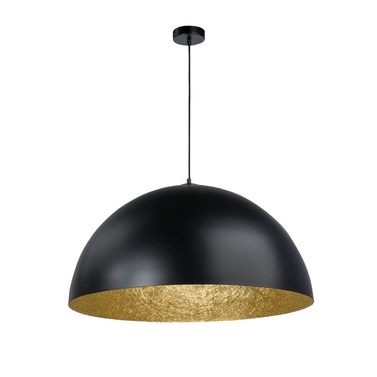 Čierno-zlatá závesná kupolová lampa Sfera 90 30125 Sigma Lighting