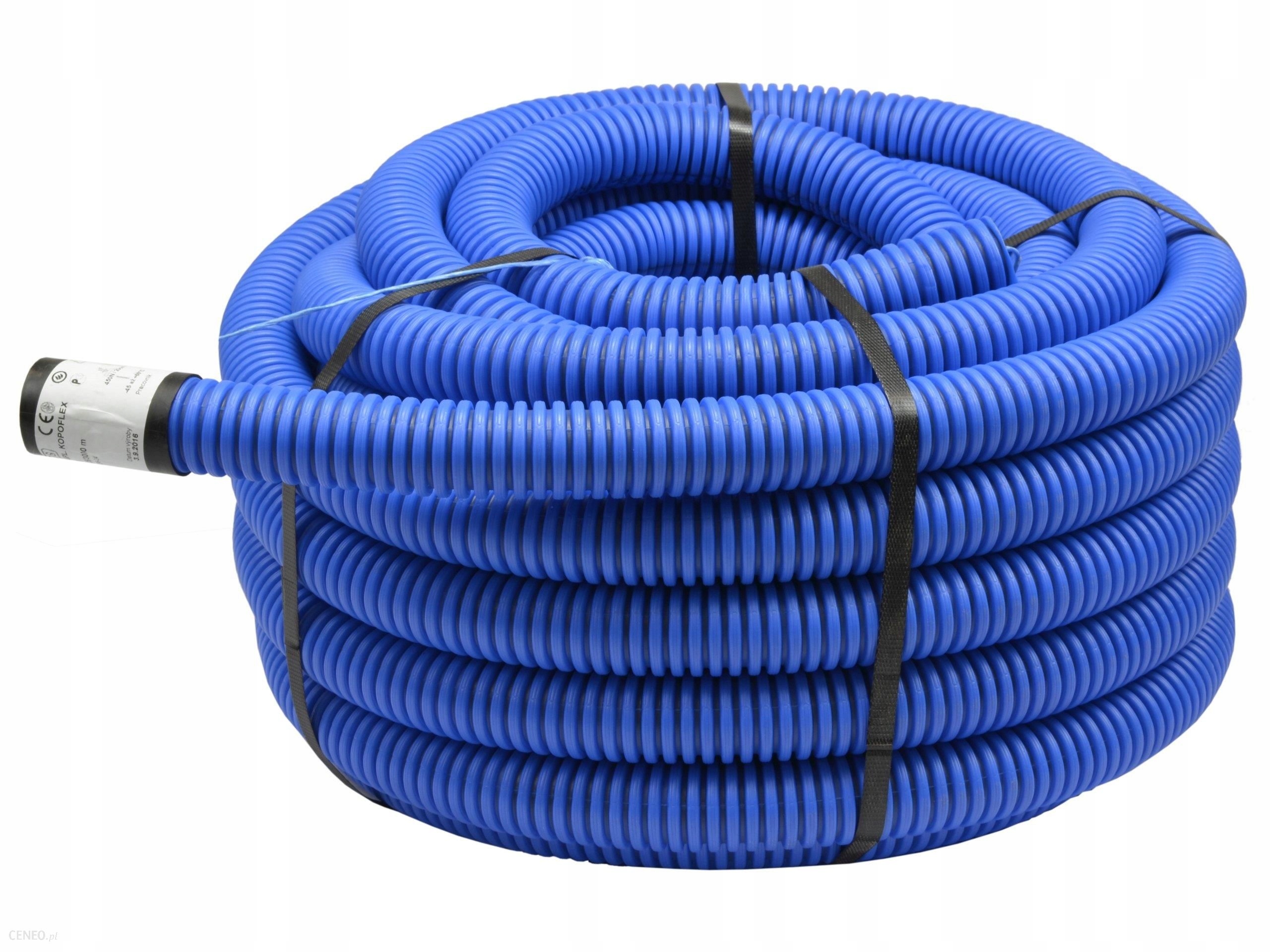 Trubka vroubkovaná do země elektroinstalační trubka fi 40/32 mm Arot modrý kotouč 50 m Kopos
