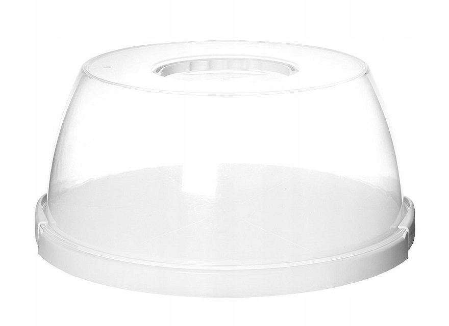 

Okrągły pojemnik do ciasta tortownica Biały