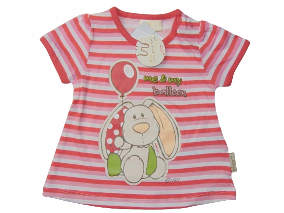 bluzka niemowlęca NICI krótki rękaw 3m /62 cm