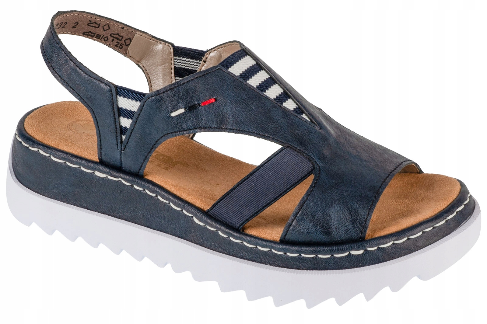 Rieker Sandals [41] Dámské sandály v modré barvě