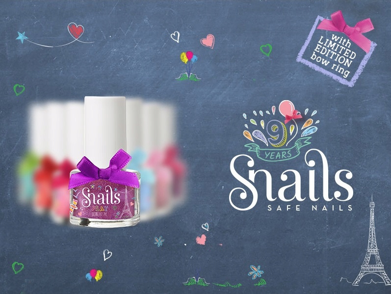 RASPBERRY PIE lakier do paznokci fiolet 7ml SNAILS Wiek dziecka 3 lata +