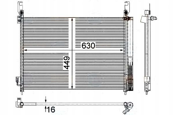 Behr Hella конденсатор кондиционера renault KOLEOS 2