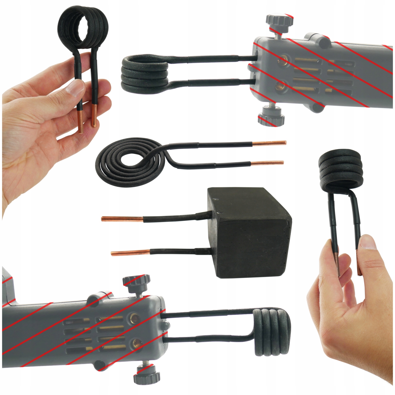 Cívky indukčního ohřívače Inductor sada různých cívek 6 Ks