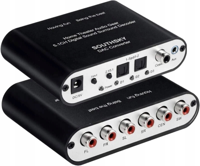 SouthSKY 5.1 prevodník Spdif 6x cinch