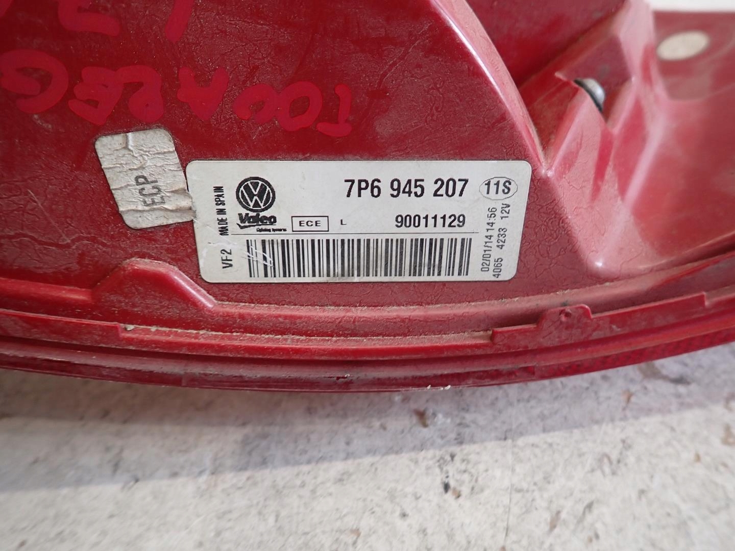 light rear part rear left VW TOUAREG II 2010- LED 7P6945207