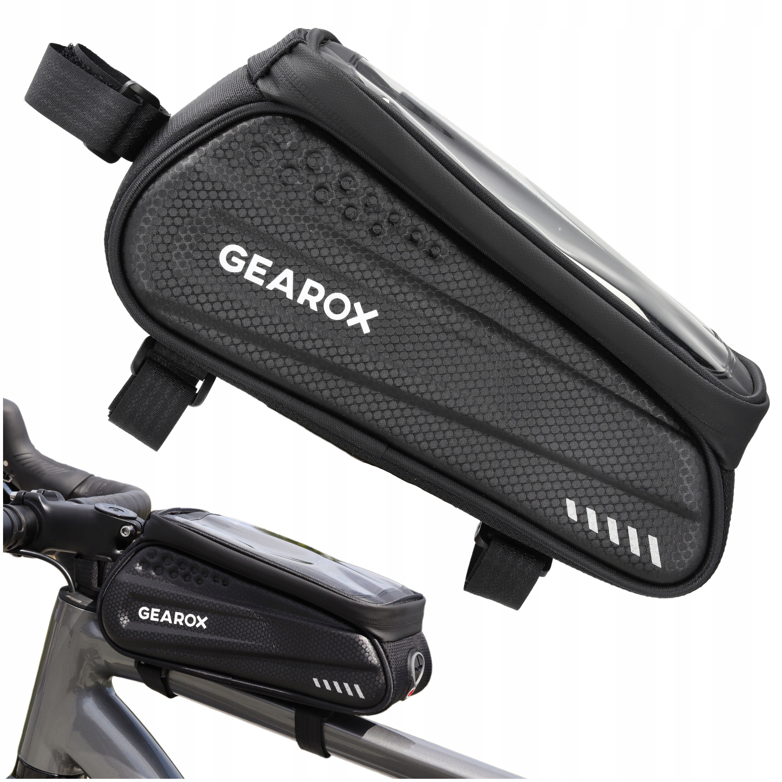 ВОДОНЕПРОНИЦАЕМАЯ ВЕЛОСИПЕДНАЯ СУМКА СЕДЕЛЬНАЯ СУМКА ДЛЯ ТЕЛЕФОНА 1Л GEAROX