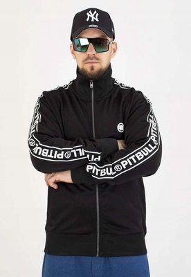 Mikina Pit Bull Bez Kapuce Zip Tape Logo černá