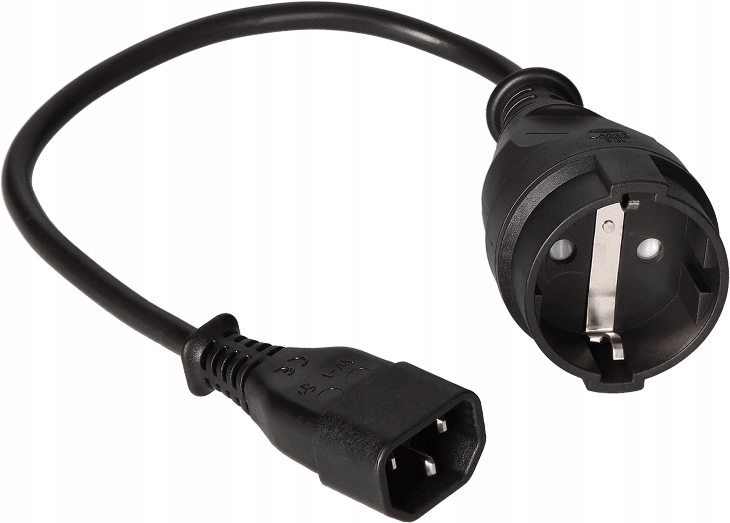 

Adapter Przejściówka Ups wtyk C14 1 gniazdo schuko