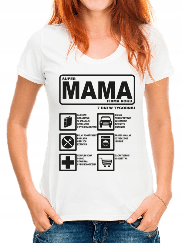 

Koszulka Na Dzień Matki Mamy Firma Roku XL
