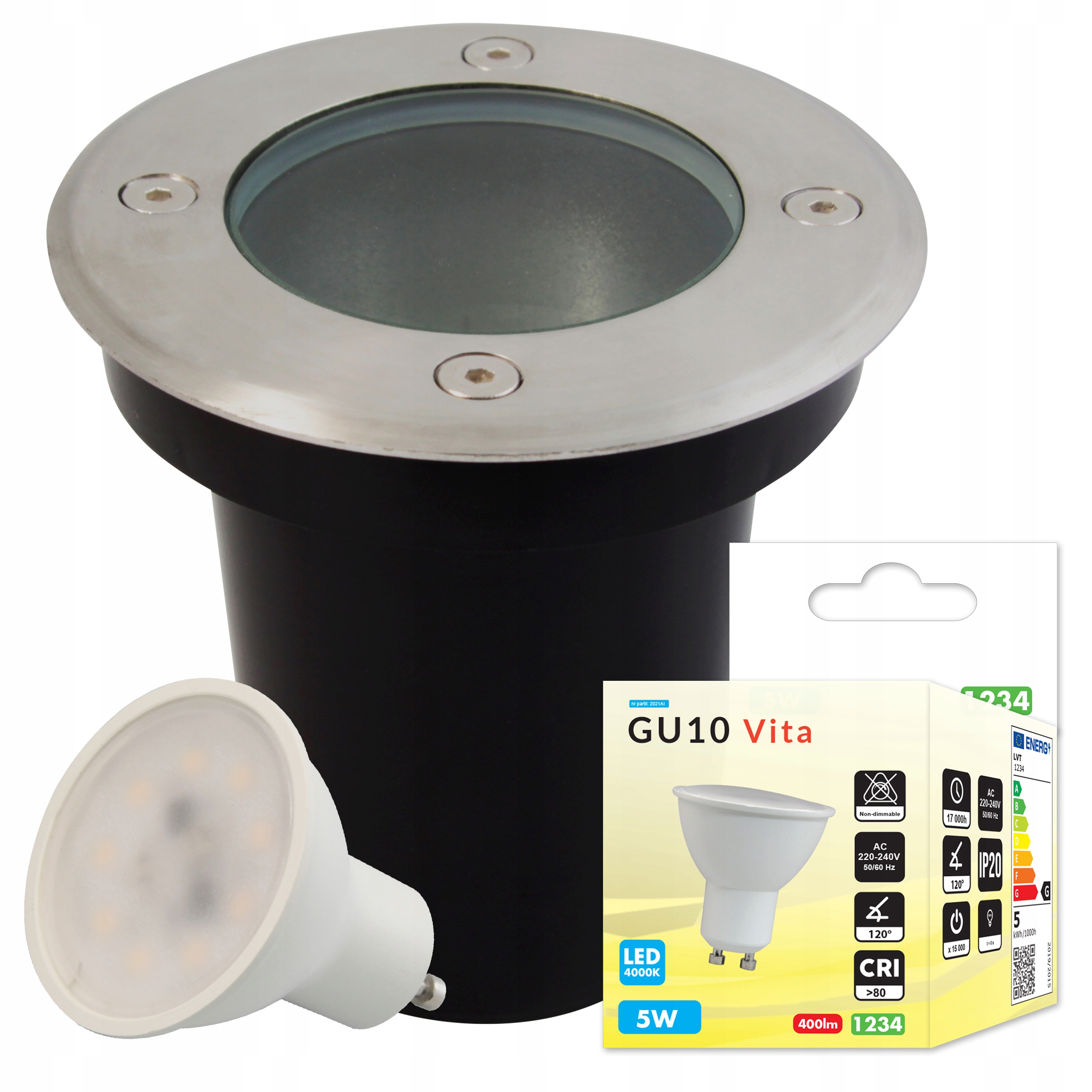 

Oprawa lampa najazdowa gruntowa Led GU10 IP67 IK09