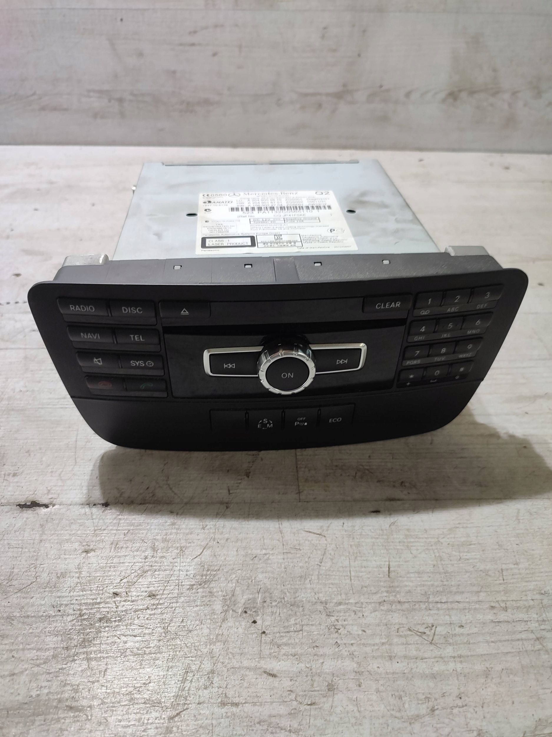 Mercedes-Benz GLK (X204) 2013 Panel / Radio CD/DVD/GPS