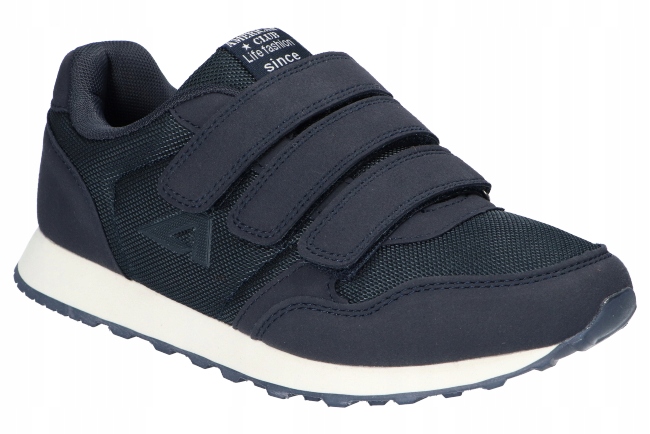 American Club WT147 Prodyšné Adidasy Sportovní Boty Na Suchý Zip Navy 37