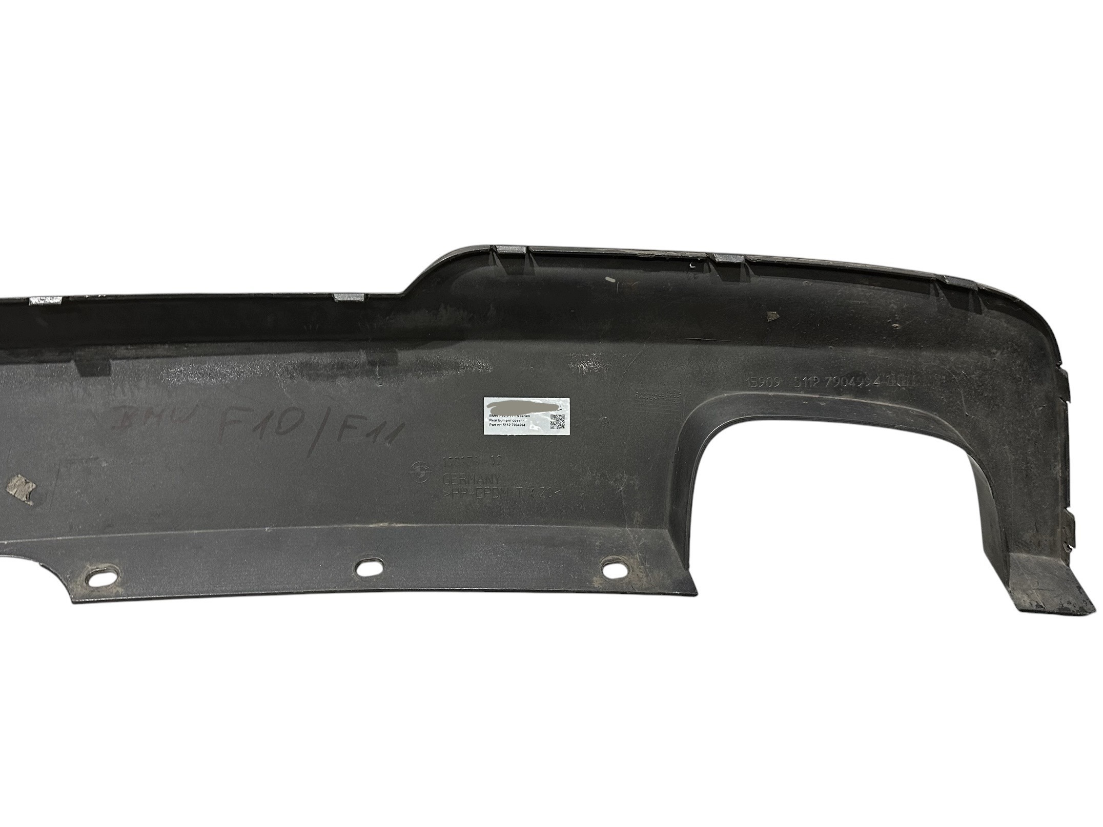 BMW 5 F10 F11 rear bumper lower part accessories diffuser 51127904994