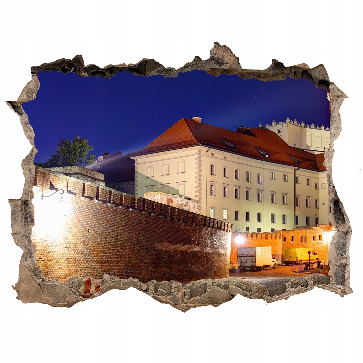 

Fototapeta dziura na ścianę Kraków Polska 120x81
