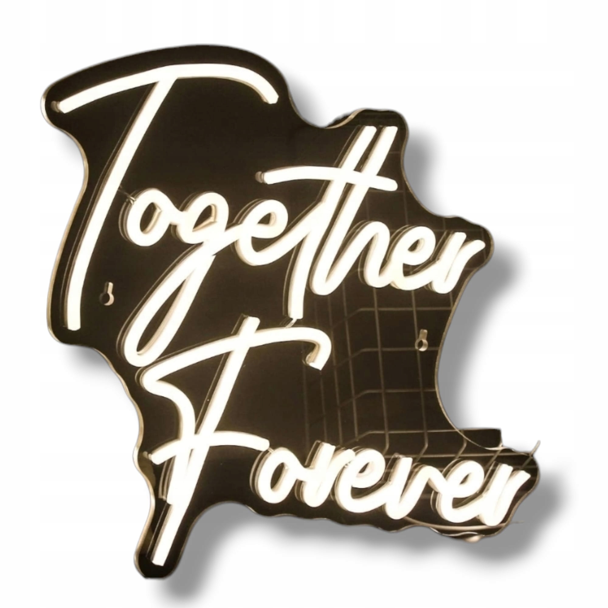Neon Led „together Forever“ 40X33 cm Svadobná Dekorácia Led Relácia Oslava