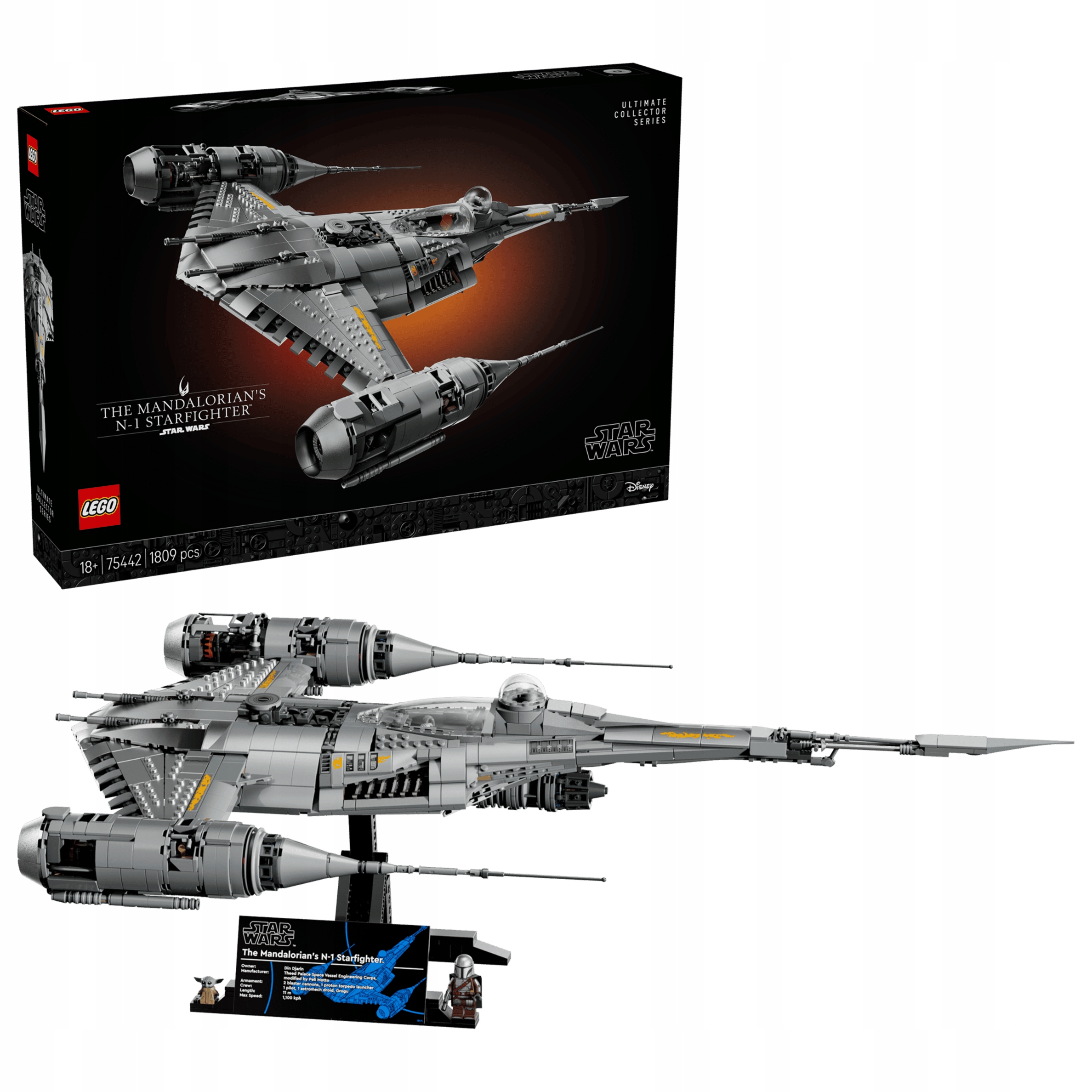 Lego Star Wars 75442 Stíhačka N-1 Mandalorianina