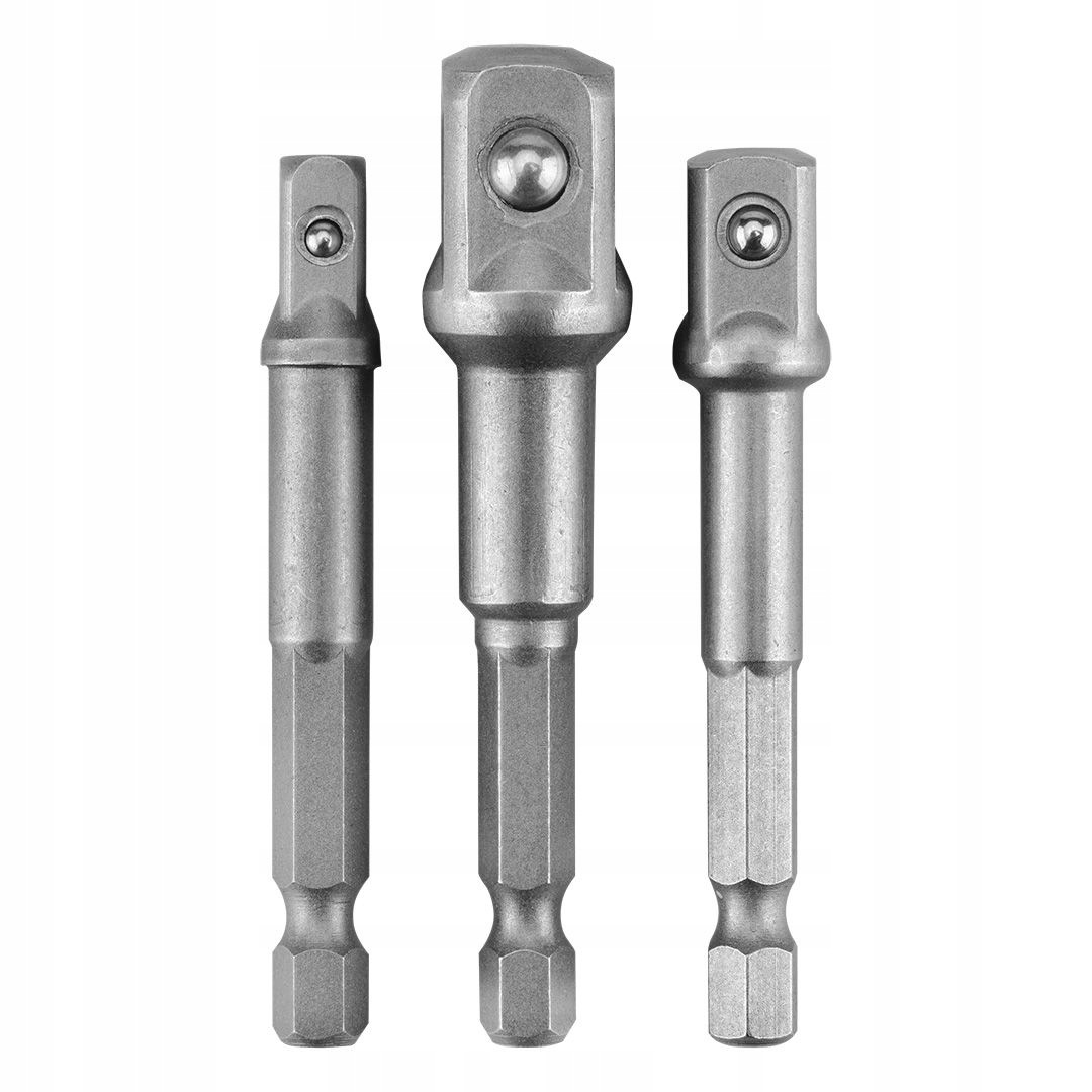 Zestaw Redukcji Do Nasadek 1/2'/1/4'/3/8' Na 1/4' Hex 3 Szt 56T568 Graphite