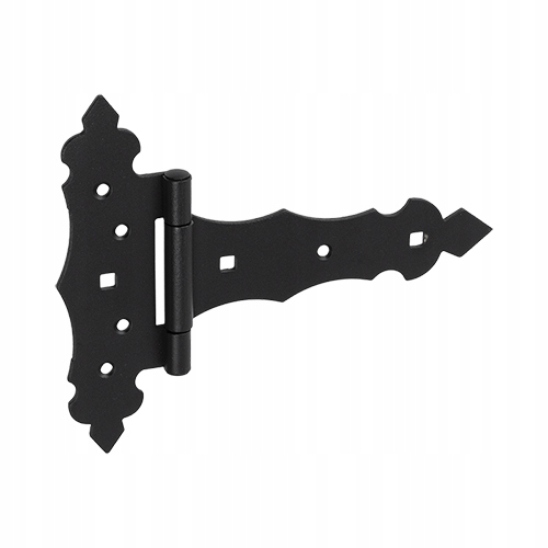 Zawias bramowy ozdobny czarny ZOB 150C