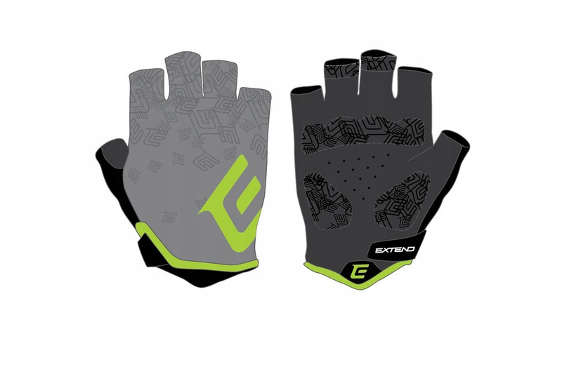 Rękawiczki Extend men's Spiroq grey-lime S
