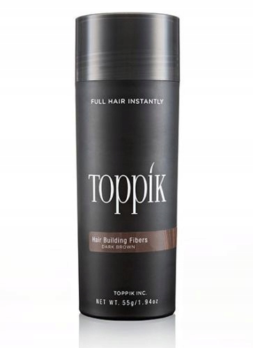 Mikrovlákna pro zahušťování vlasů Toppik tmavě hnědá 12 ml