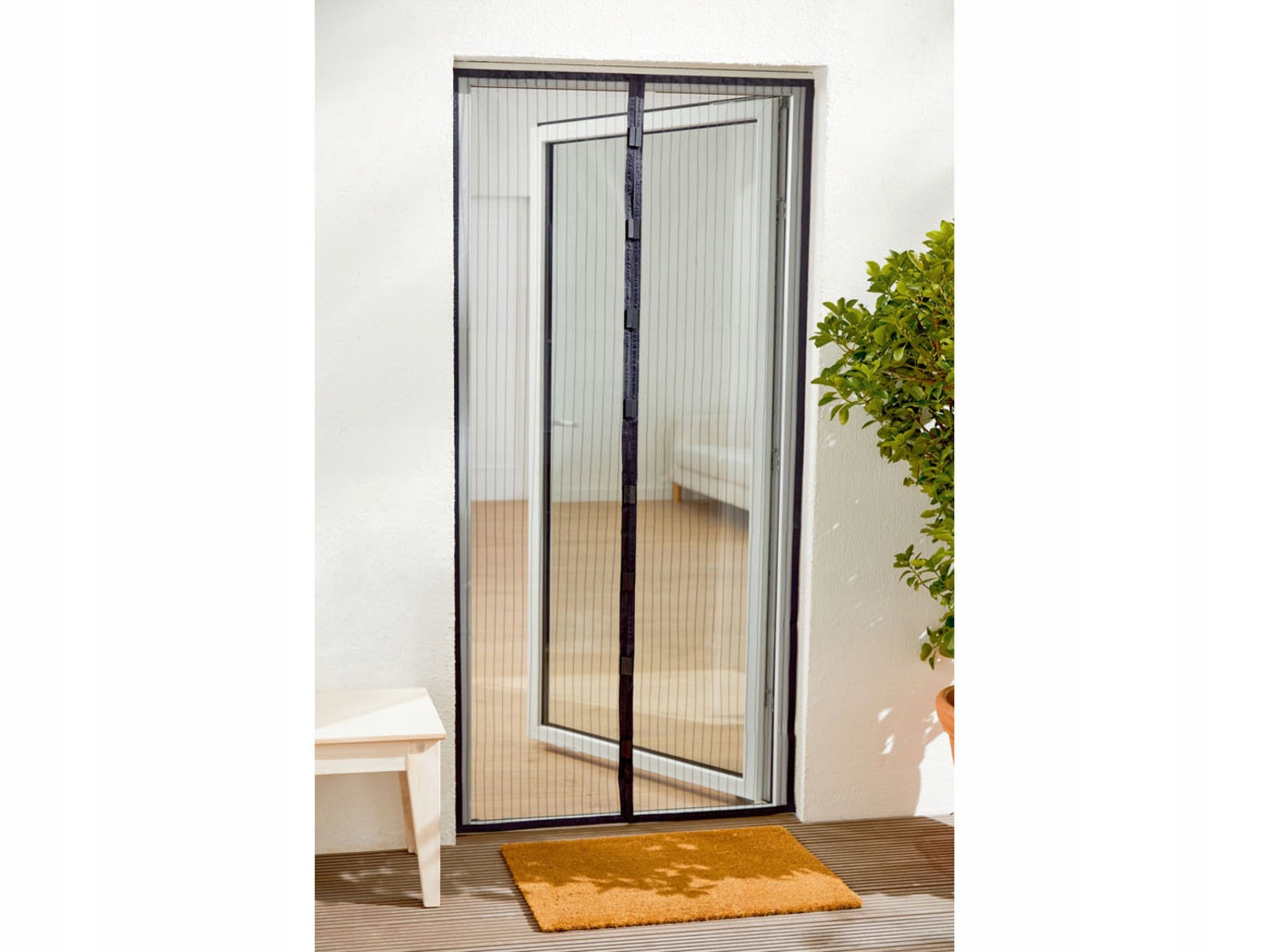 

Livarno Home moskitiera drzwiowa 100x220cm czarna