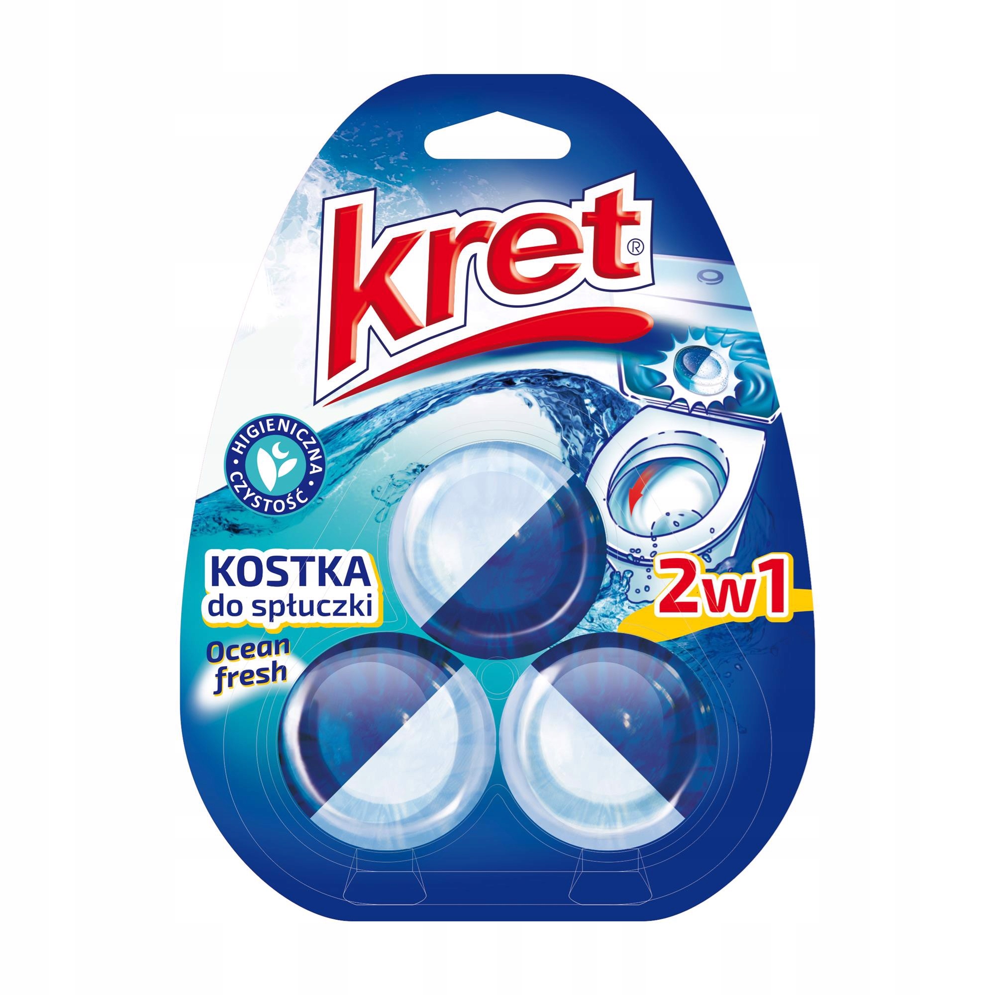 

Kret Krążek Do Spłuczki 3X50G Ocean Fresh