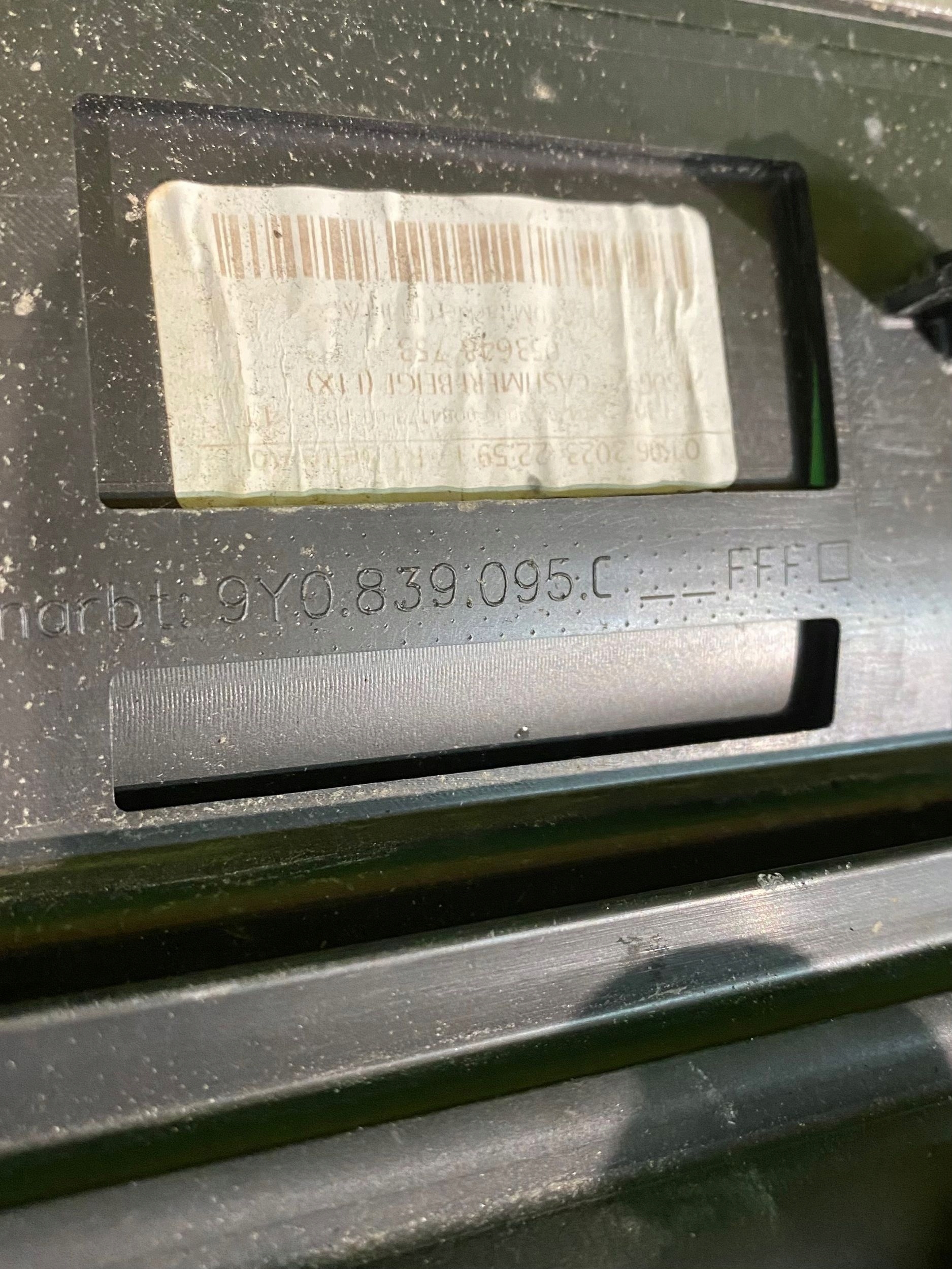 moulding rear door left left rear part PORSCHE CAYENNE III 9Y