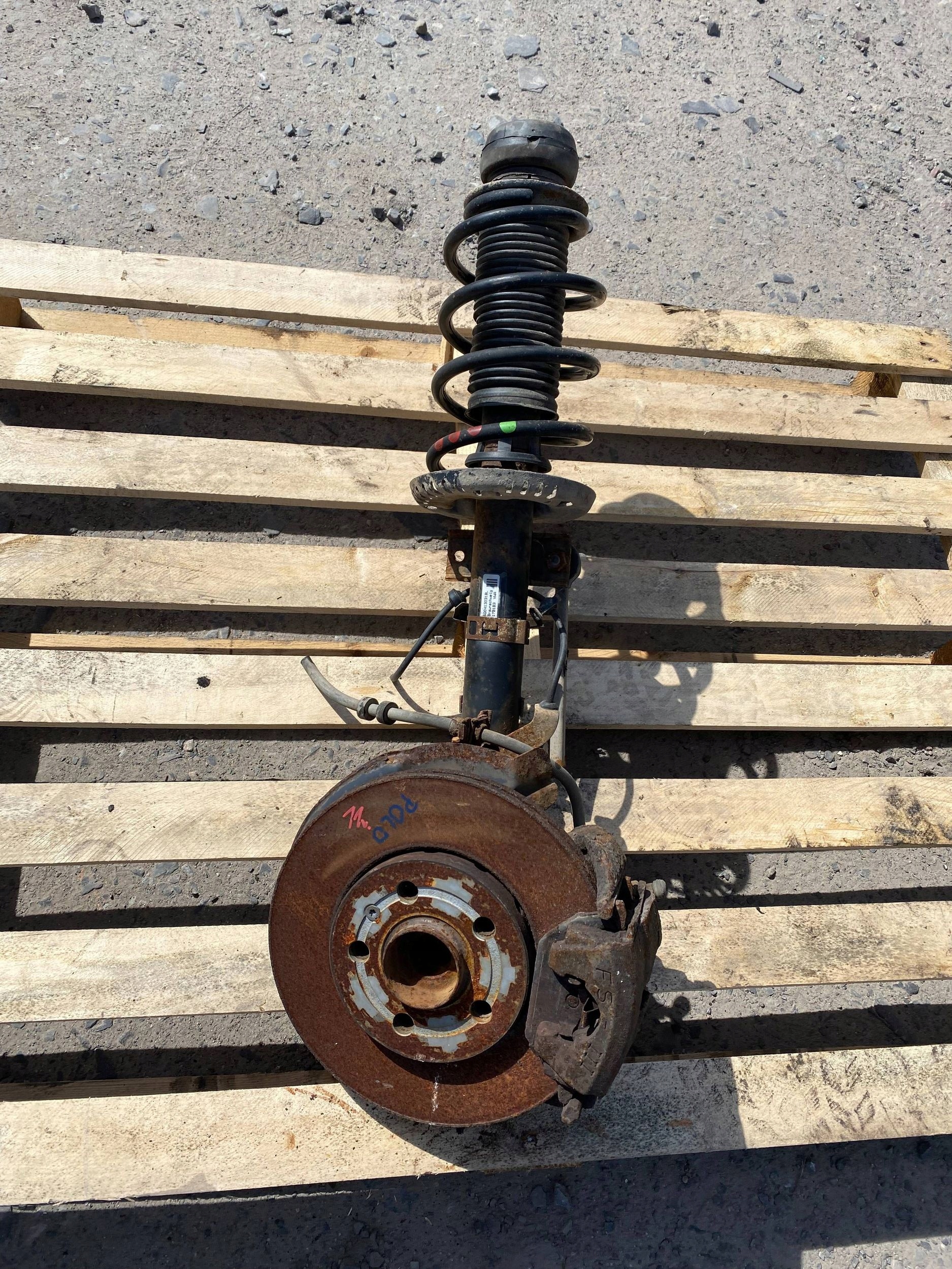 SKODA FABIA II POLO IV V complete McPherson swing right front