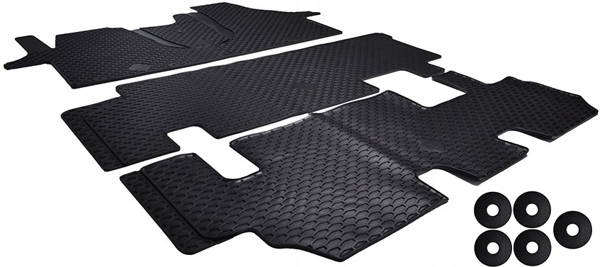 

Dywaniki gumowe Vw Transporter T5 T6 8 9 osobowy