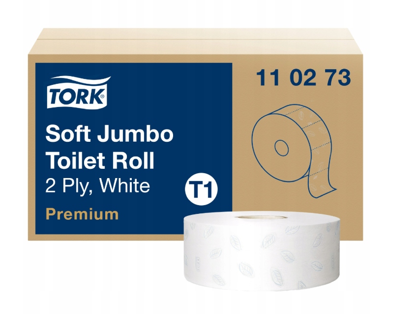 Toaletný papier Jumbo do podávača toaliet 2-vrstvový 6 Roliek Tork 110273