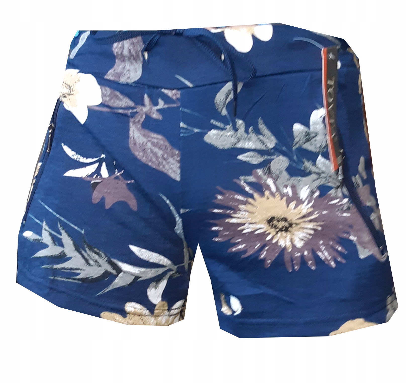 

Krótkie Spodnie Spodenki Letnie kwiaty XXL