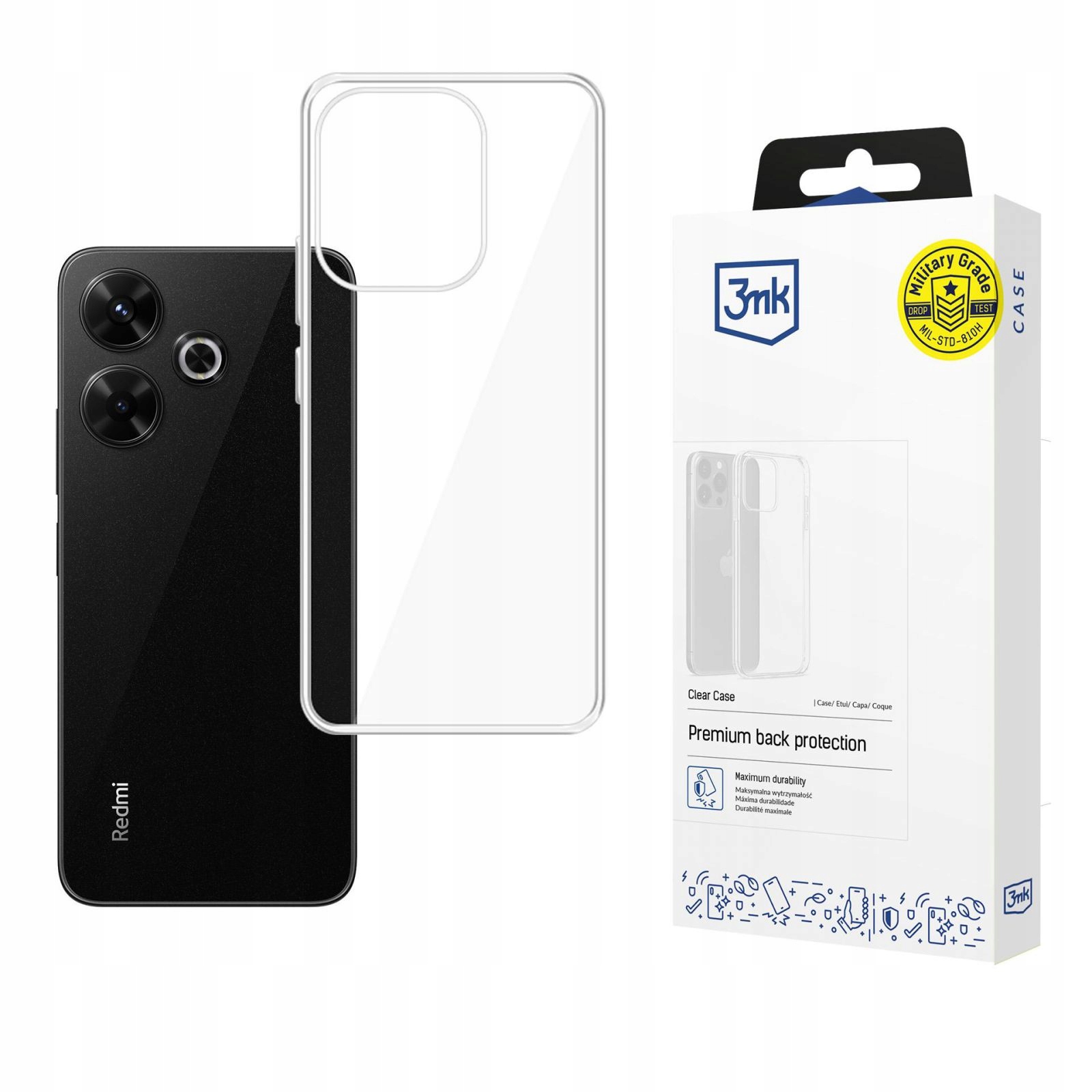 Redmi 13 4G/5G 3MK Clear Case