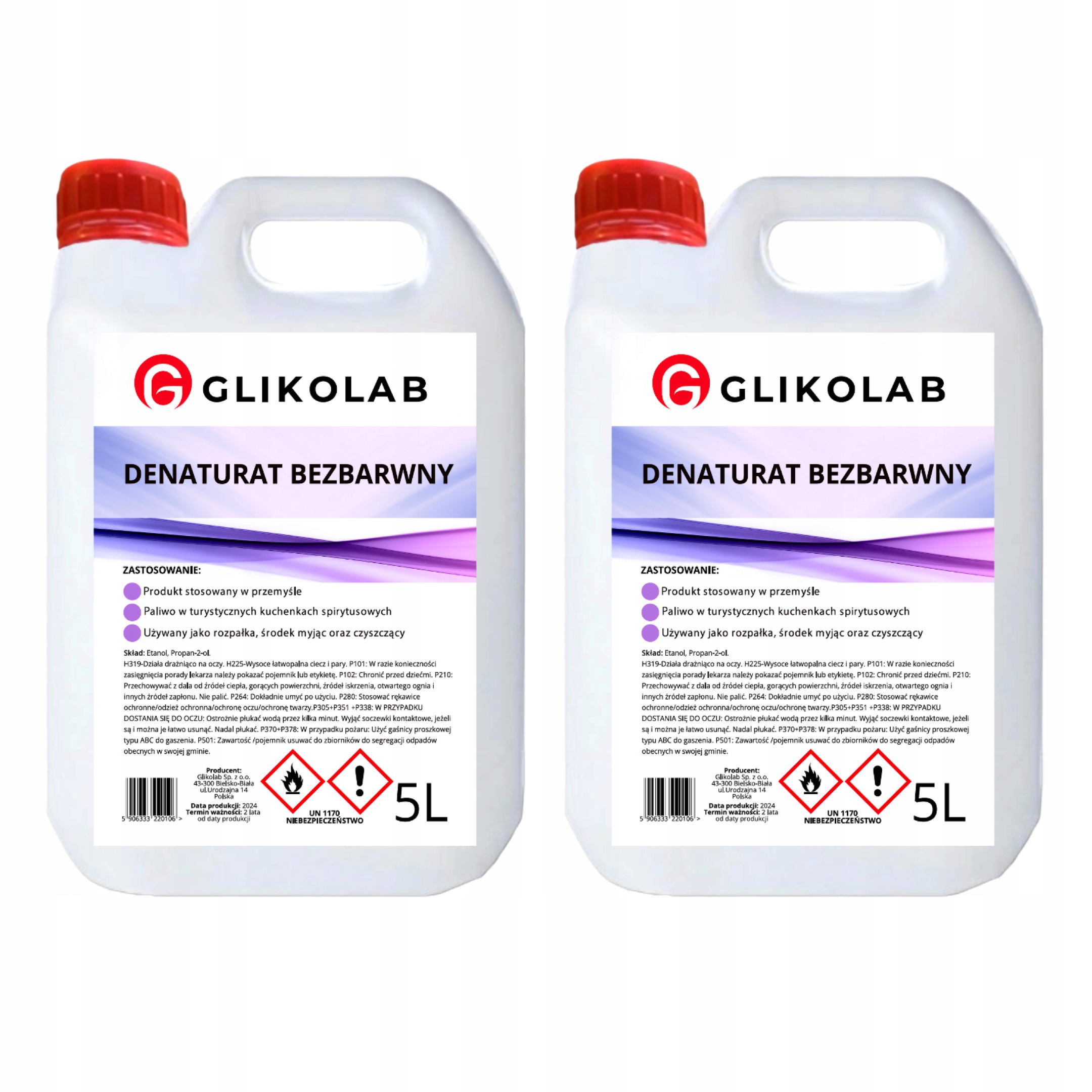 Denaturat 10L bezbarwny 99.5% Premium (2X5L)