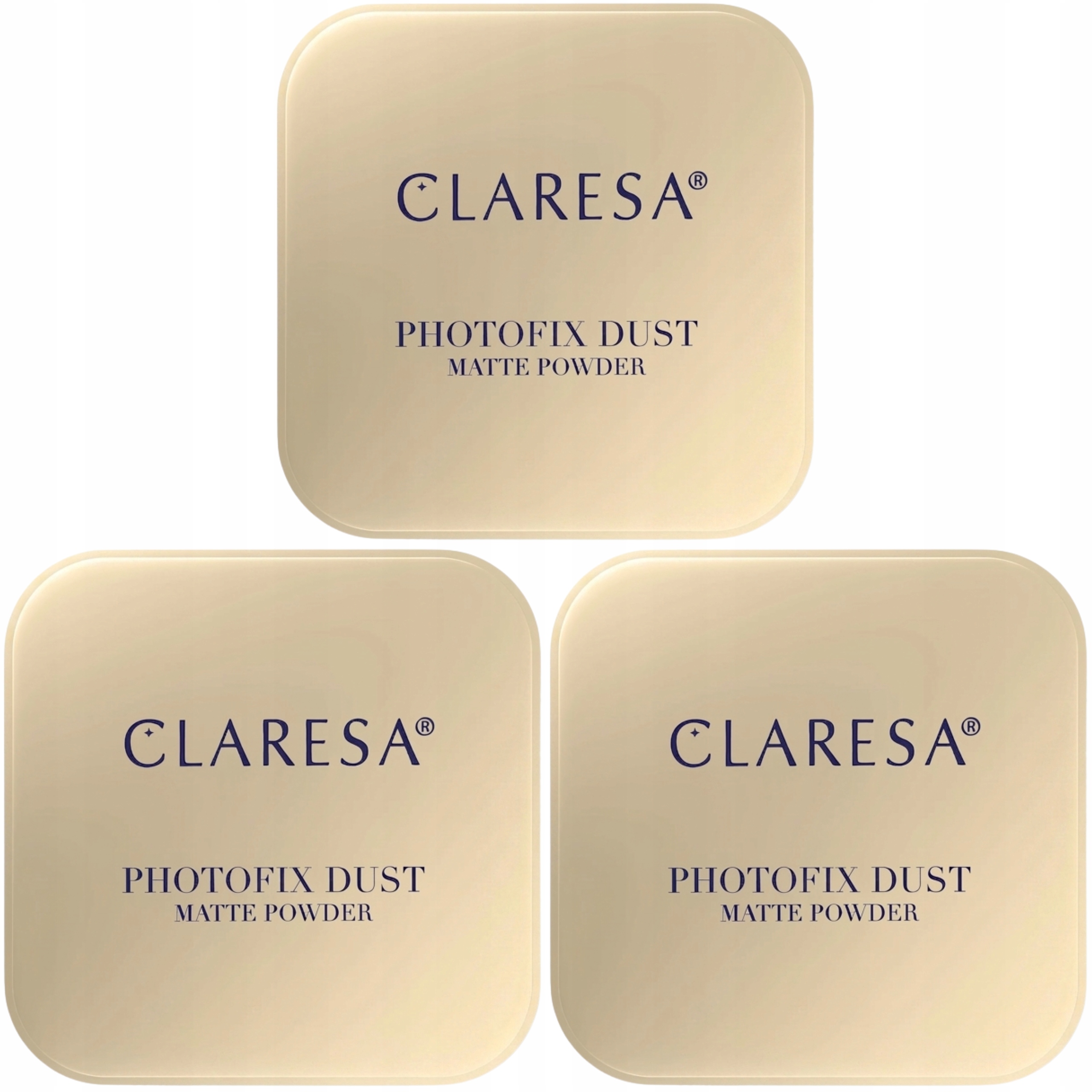 3 x Claresa Matující pudr Photofix Must Matte Universal Vyhlazení pokožky