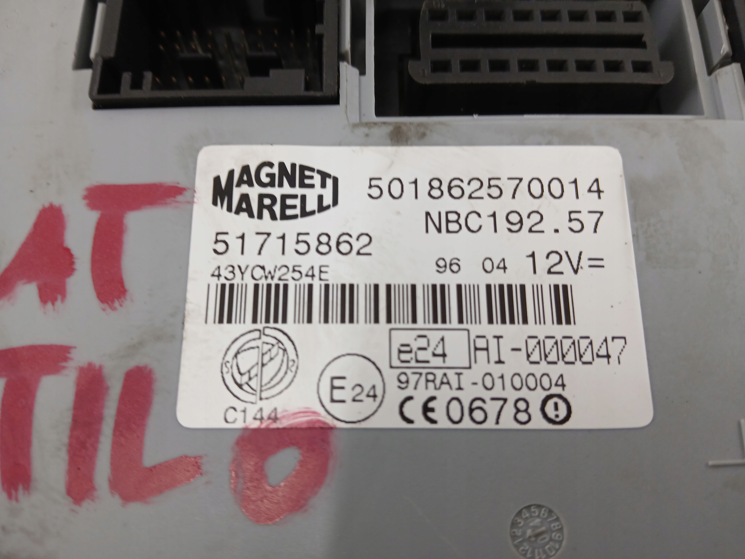 FIAT STILO Module fusibles 51715862