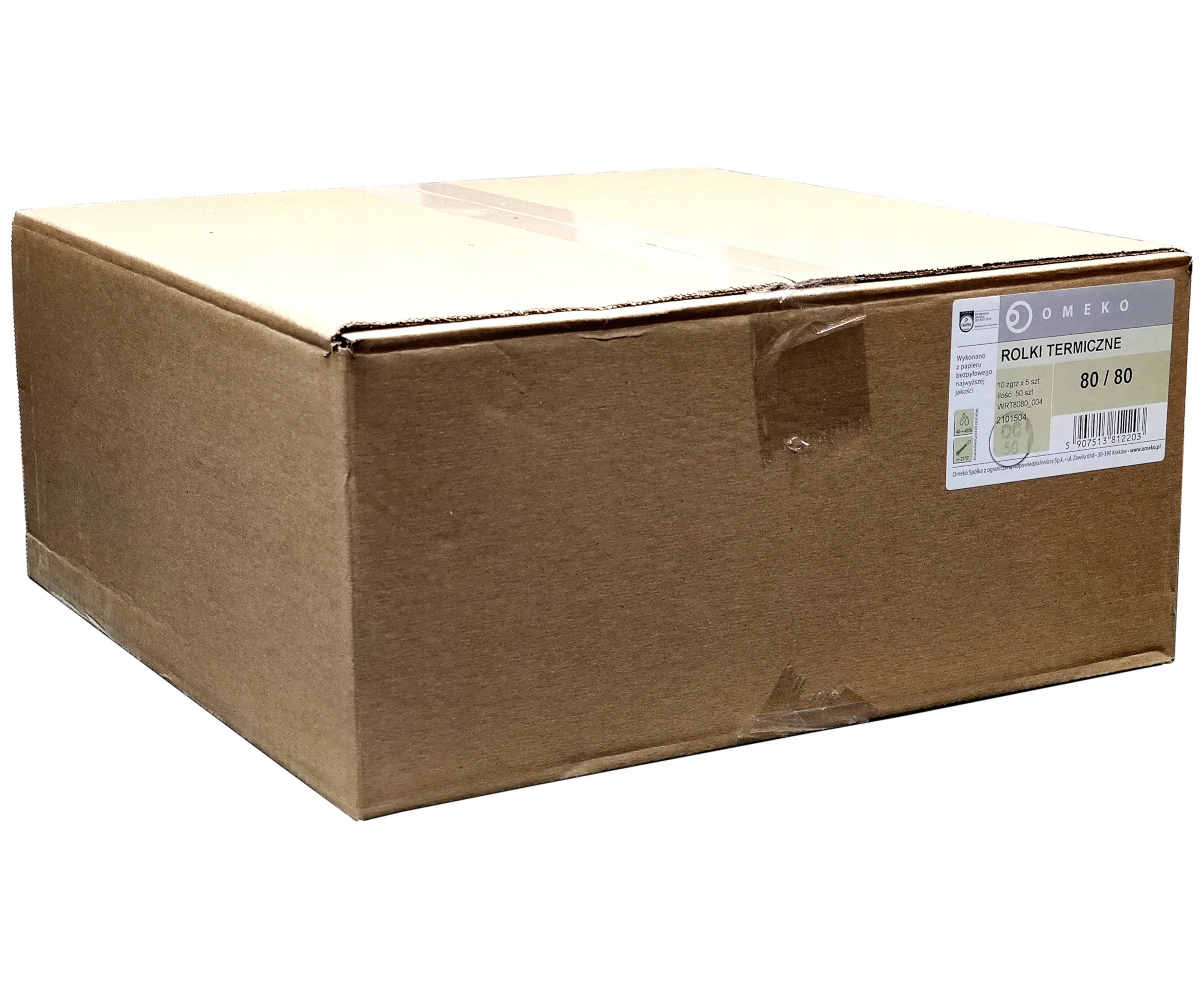 

Rolki Termiczne 80x80 50 szt. do kasy fiskalnej