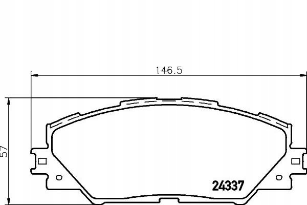 Textar Brzdové Destičky Toyota Přední RAV4 III 06-