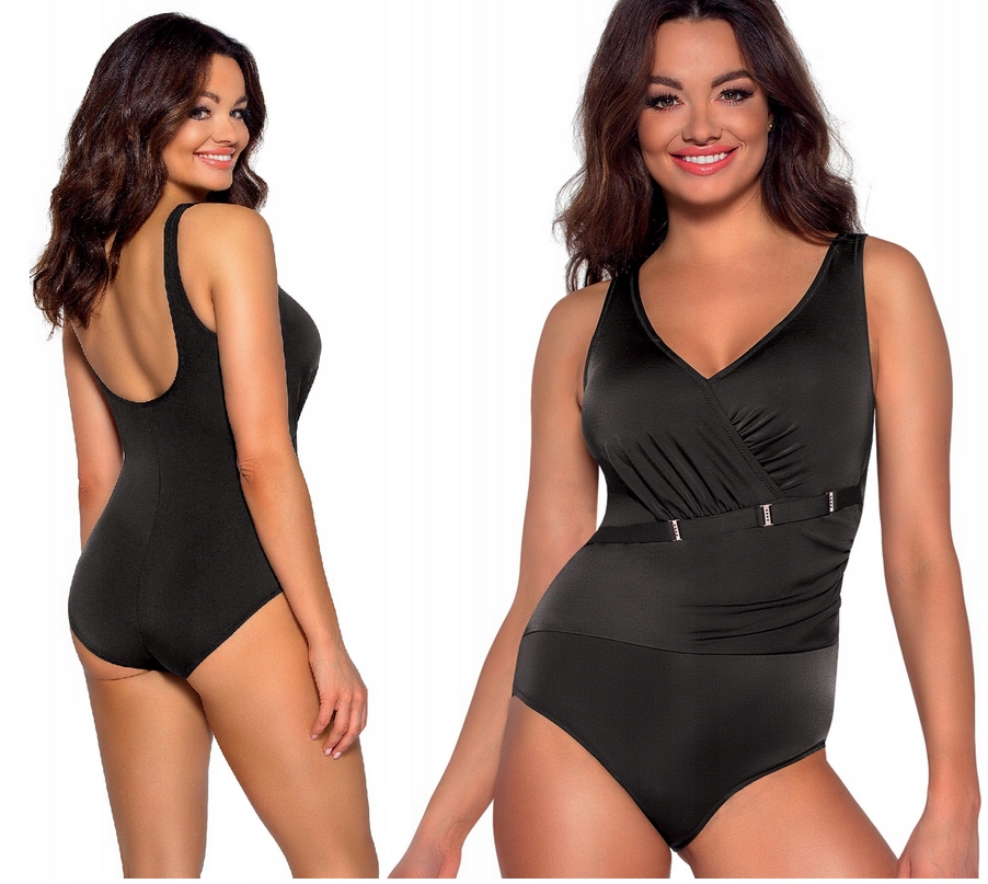 Ava Jednodílné Plavky SKJ-48 Černá 90C 46C 3XL