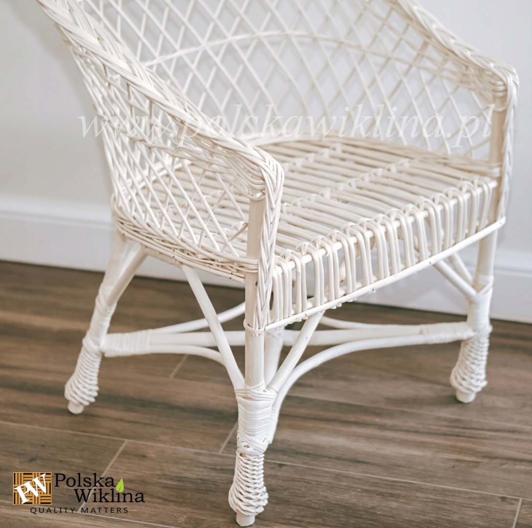 FOTEL WIKLINOWY REGAN WYBIELONY POLSKA WIKLINA Kolekcja POL-WIK