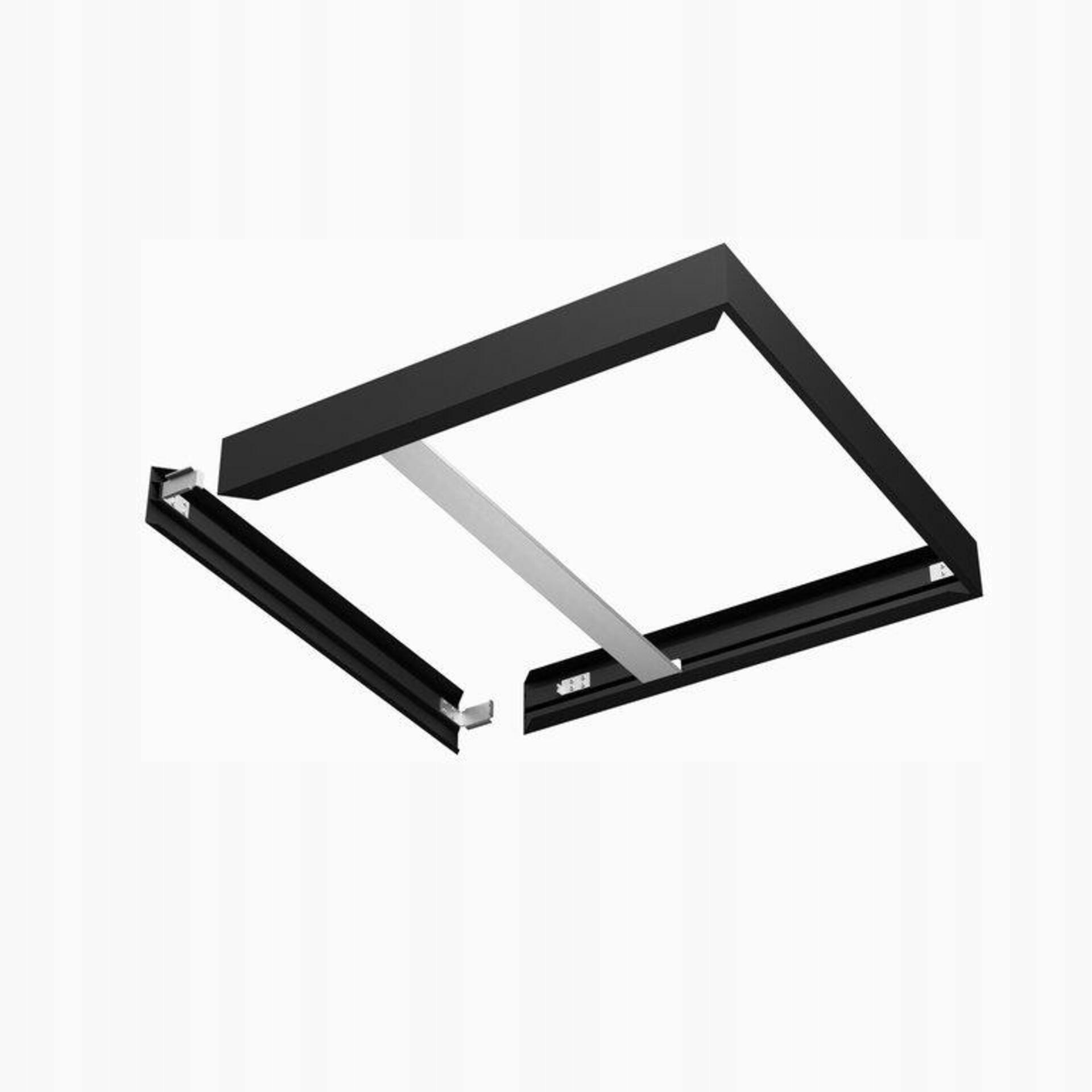 Ledvance rámček pre Led panel 625x625mm čierny, povrchová montáž H75 Bk